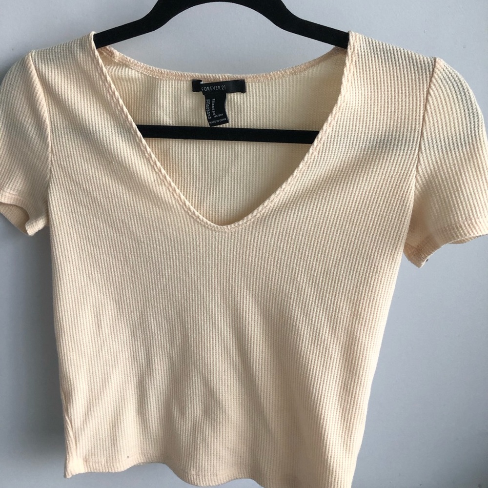 Yellow forever 21 tee